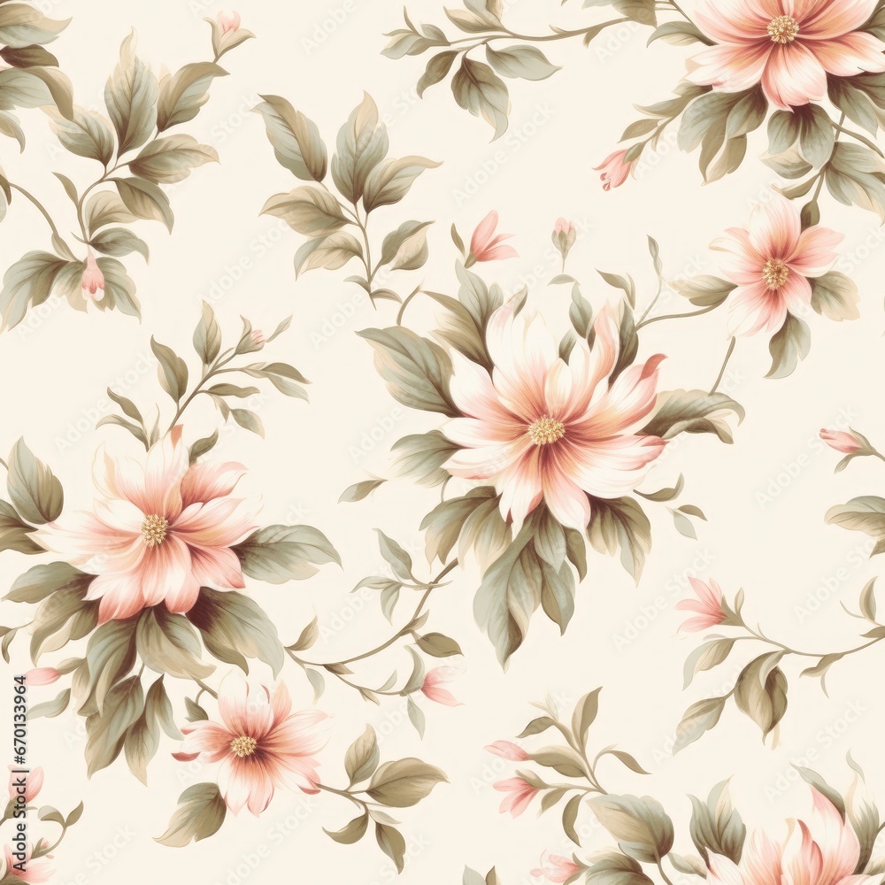 Vintage floral pattern