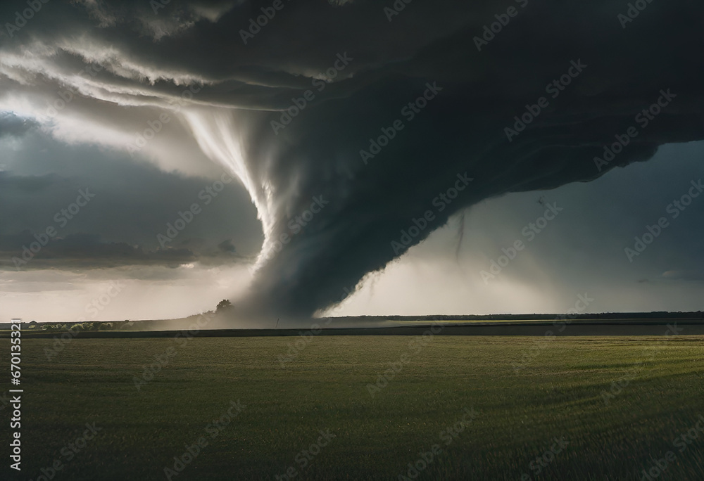 tornado storm over the city tornado storm over the city