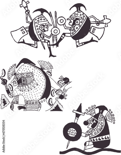 Andean iconography pre inca moche nazca wari tiahuanaco paracas chimu cultures of ancient peru cultural tattoo design