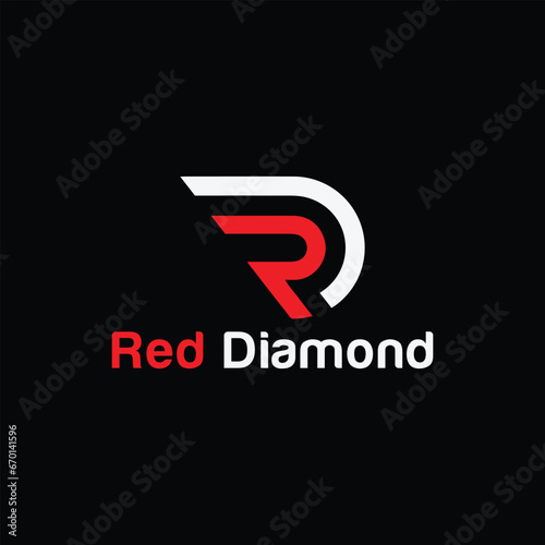 letters rc rd re and ro text logo design vector