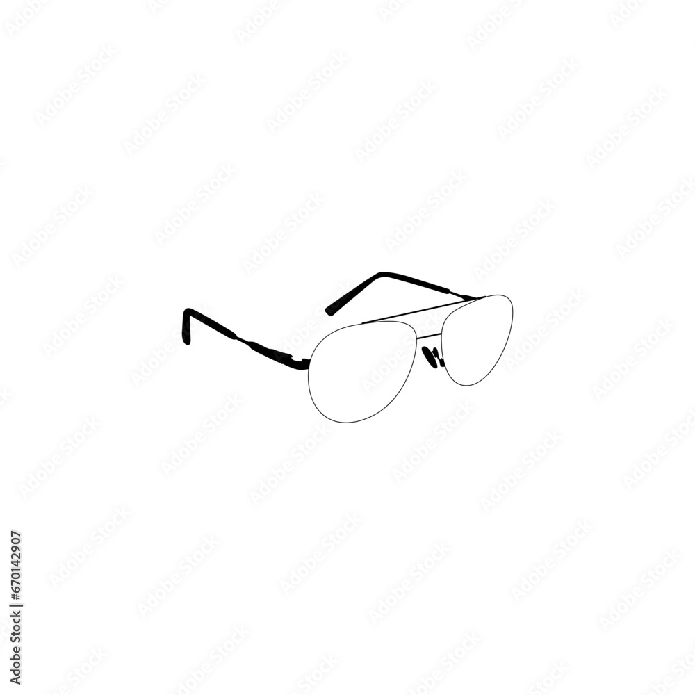 Sunglasses set. Vector illustration. glasses vector set. Retro, wayfarer, and aviator frames. Sunglasses, glasses, isolated on a white background.Various shapes - stock illustration.Glasses collection Sunglasses set. Vector illustration. glasses vector set. Retro, wayfarer, and aviator frames. Sunglasses, glasses, isolated on a white background.Various shapes - stock illustration.Glasses collection