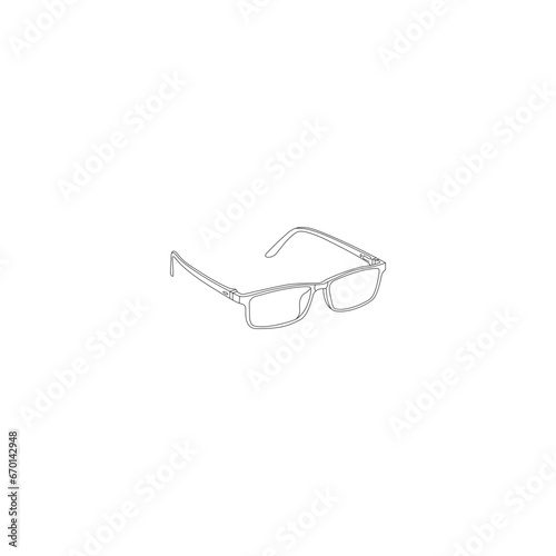 Sunglasses set. Vector illustration. glasses vector set. Retro, wayfarer, and aviator frames. Sunglasses, glasses, isolated on a white background.Various shapes - stock illustration.Glasses collection