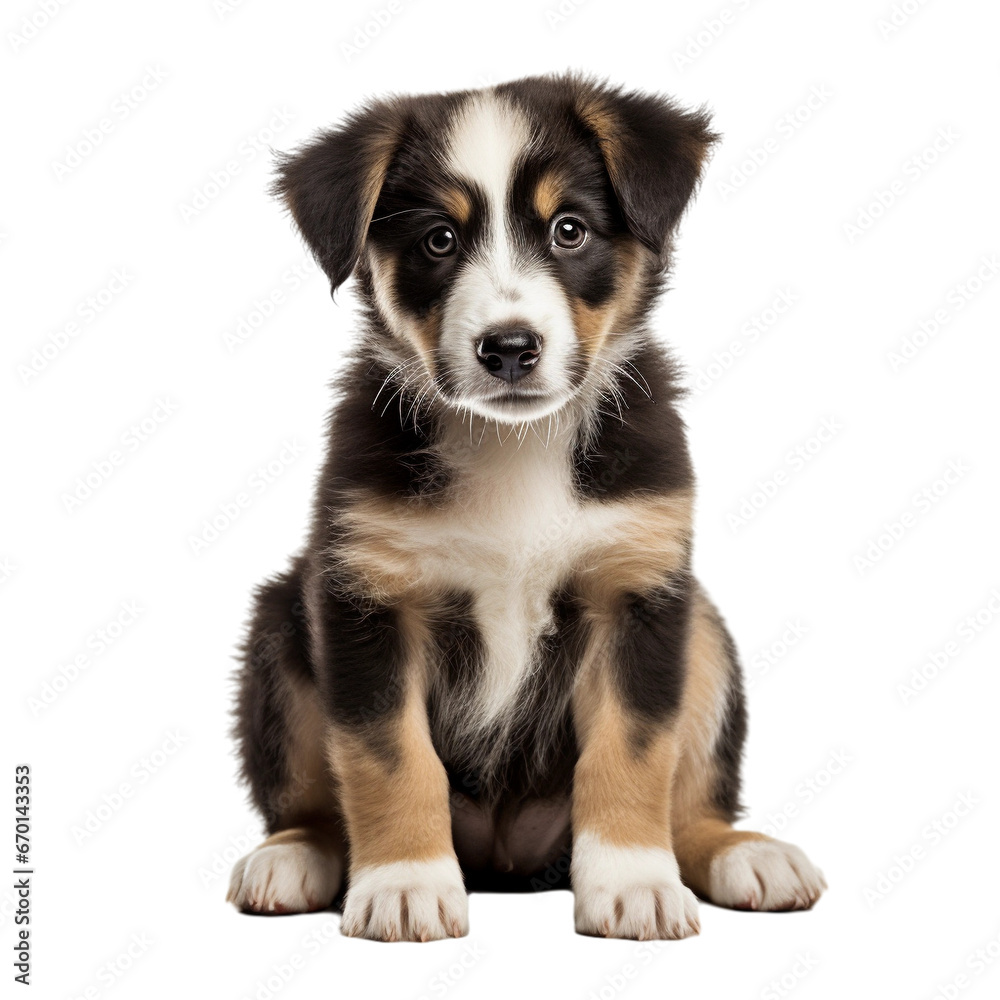 Puppy playing / motion isolated on transparent background Puppy playing / motion isolated on transparent background