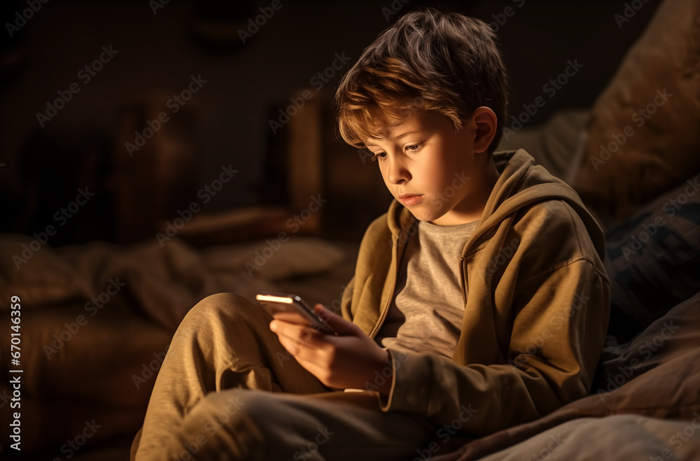 Fototapeta premium Alpha Generation using digital devices