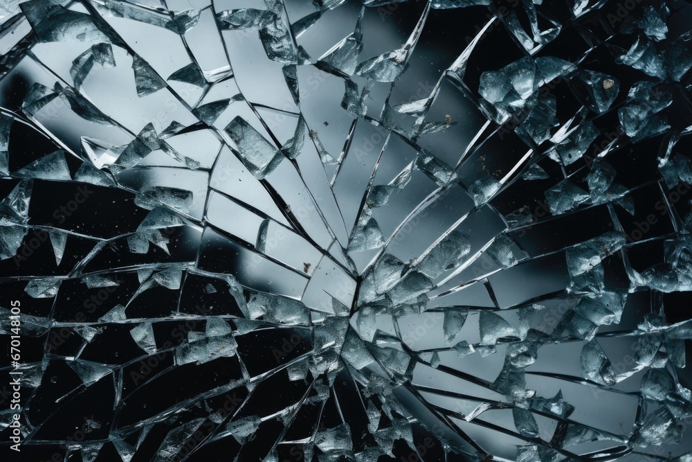 Broken glass texture background. Fragility and violence concept ...