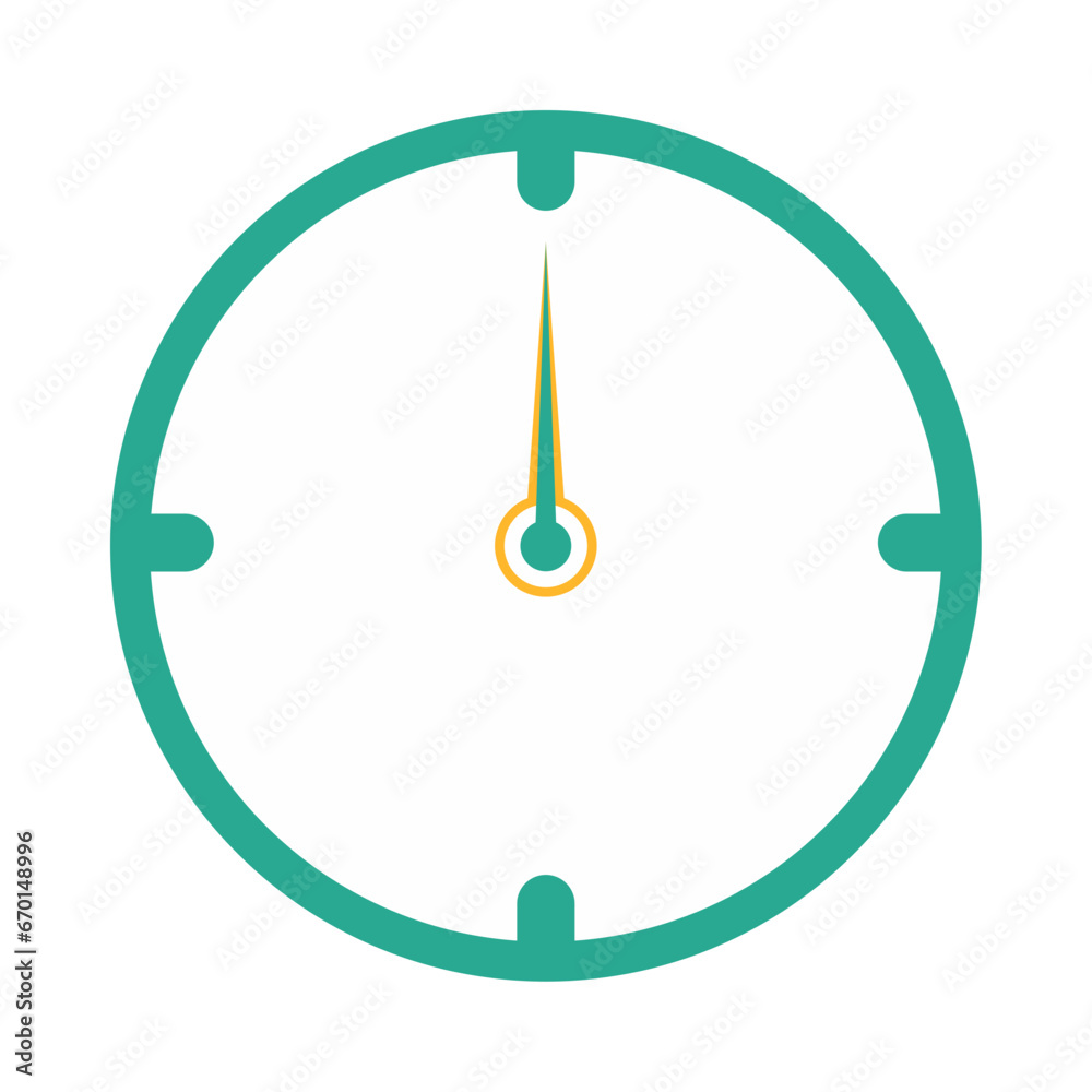 flat clock watch vector flat clock watch vector