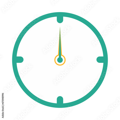 Free Download flat clock watch vector  - GFXLoad