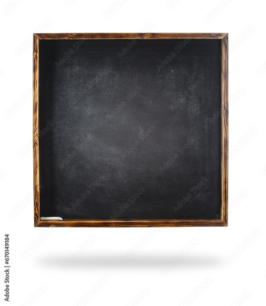 Empty chalkboard isolated on a white background Empty chalkboard isolated on a white background