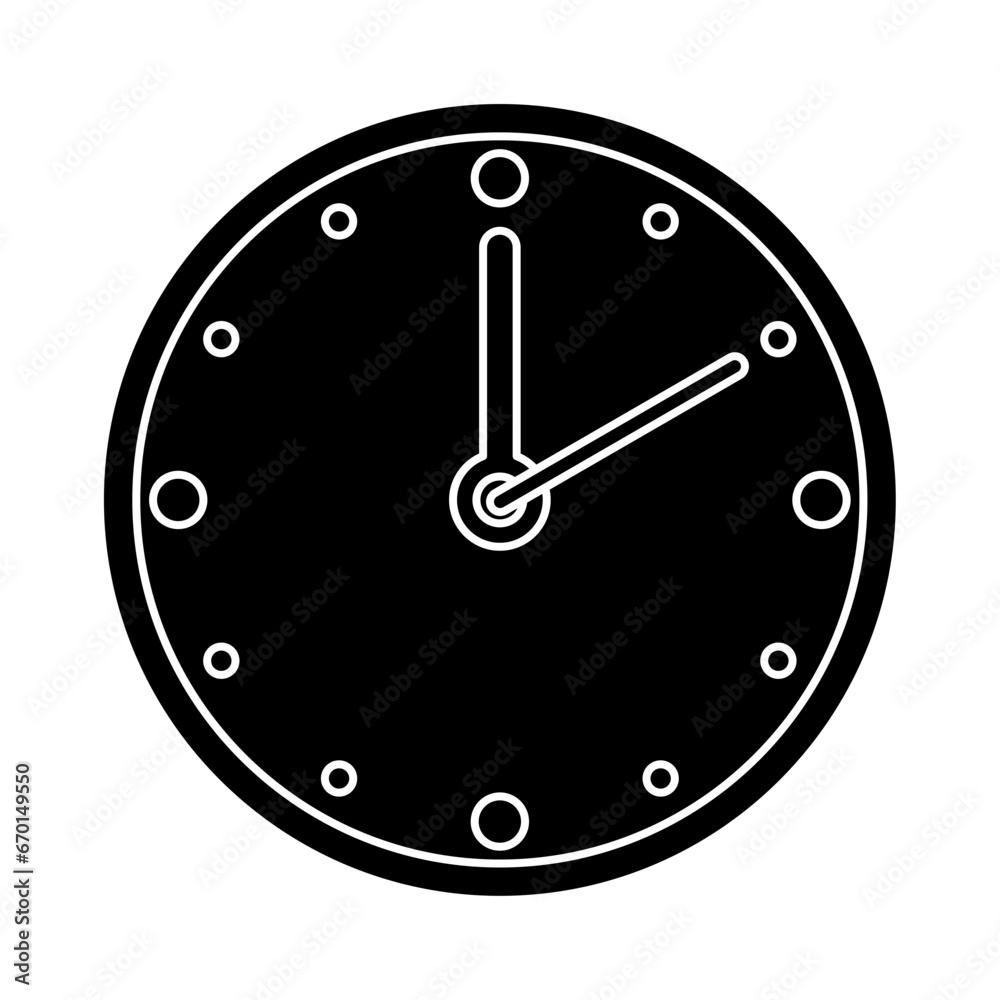 flat clock watch Silhouette flat clock watch Silhouette