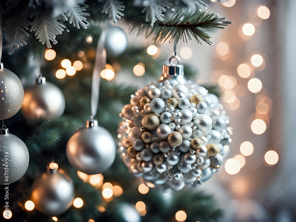 Christmas background. Xmas romantic and elegant atmosphere. Greeting card. Christmas background. Xmas romantic and elegant atmosphere. Greeting card.