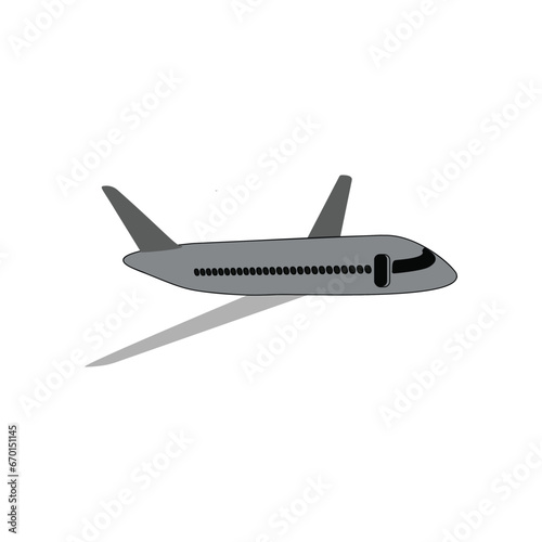 plane vector type icon