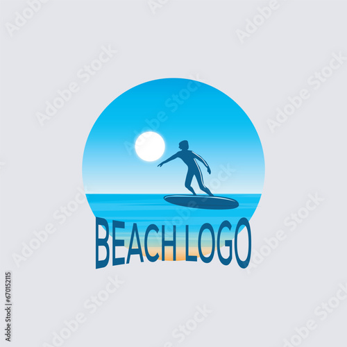 Beach logo (ID: 670152115)