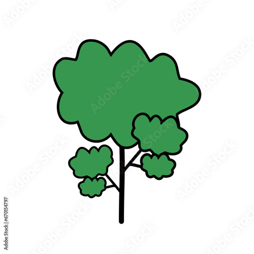 Tree Doodle Cartoon
