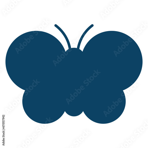 Fototapeta Naklejka Na Ścianę i Meble -  Butterfly Vector Icon 