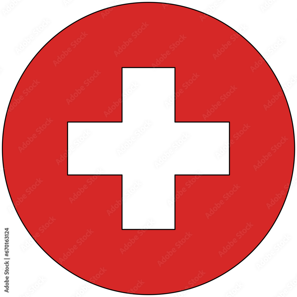 red circle with white cross inside, medical sign, healthcare illustration sign, vector illustration red circle with white cross inside, medical sign, healthcare illustration sign, vector illustration