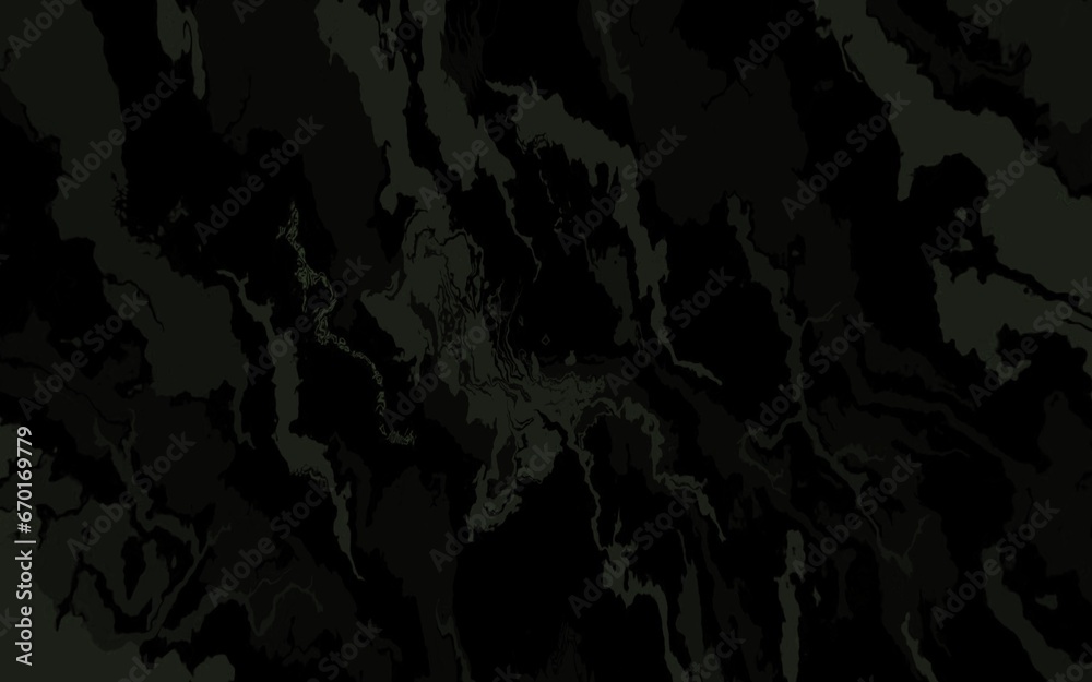 Illustration of an dark abstract background with a camouflage pattern - obrazy, fototapety, plakaty 