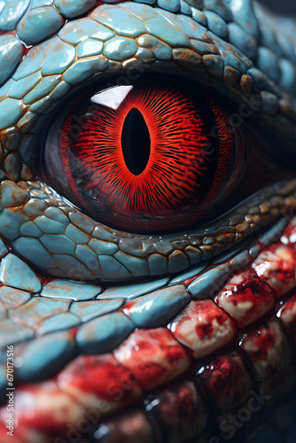 Close-up of the reptile's eye © toomi123