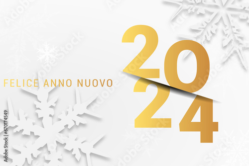felice anno nuovo - buon anno 2024