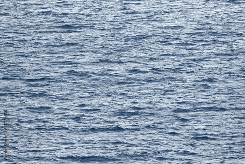 View of sea waves from a high angle
