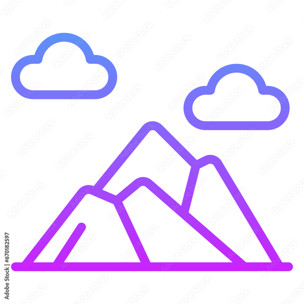 Mountains Icon Mountains Icon