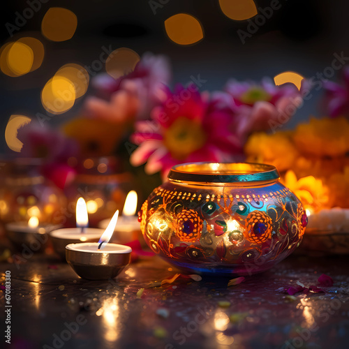 Diwali, Hindu festival of lights, celebration, Indian religions; holiday; Dipawali, clay lamps