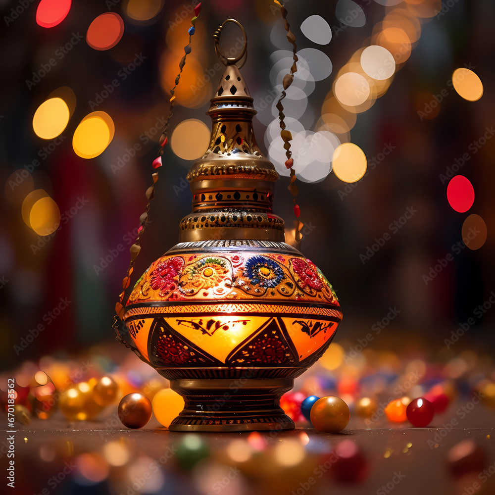 Diwali, Hindu festival of lights,  celebration, Indian religions; holiday; Dipawali, clay lamps