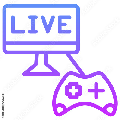 Game Streaming Icon