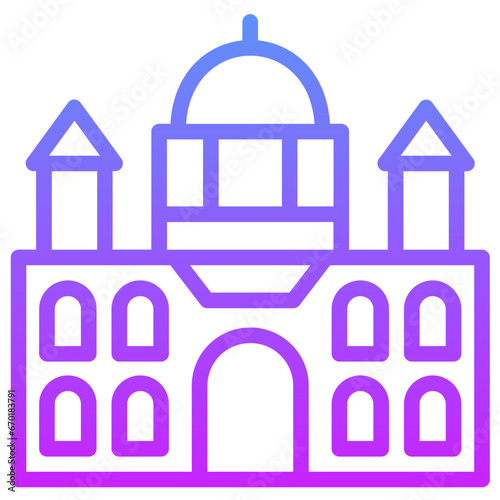 Castle Landscape Icon
