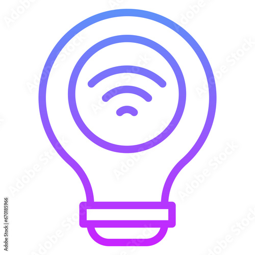 Smart Bulb Icon