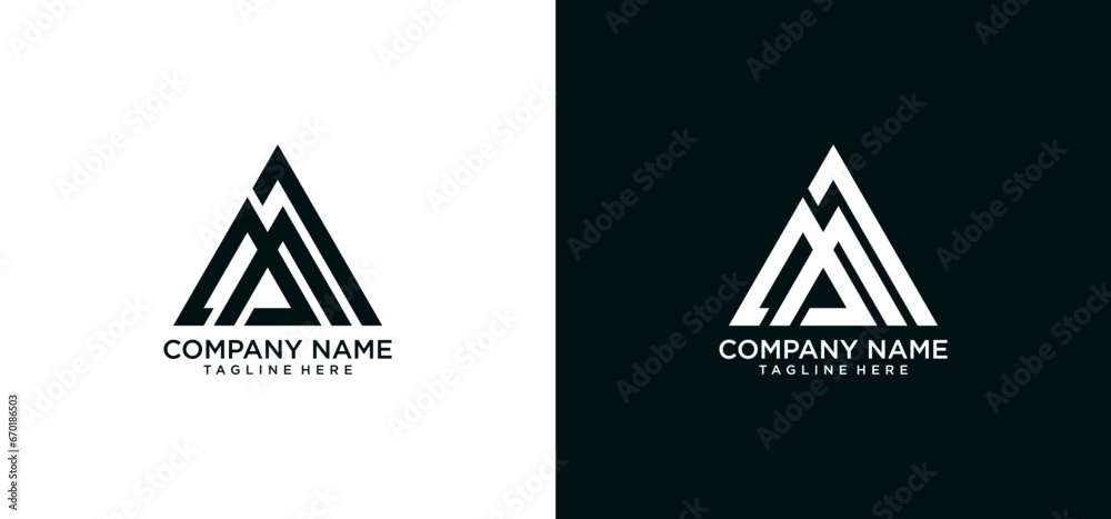 MA ABSTRACT LOGO DESIGN