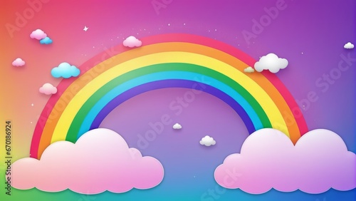 Rainbow themed background/wallpaper