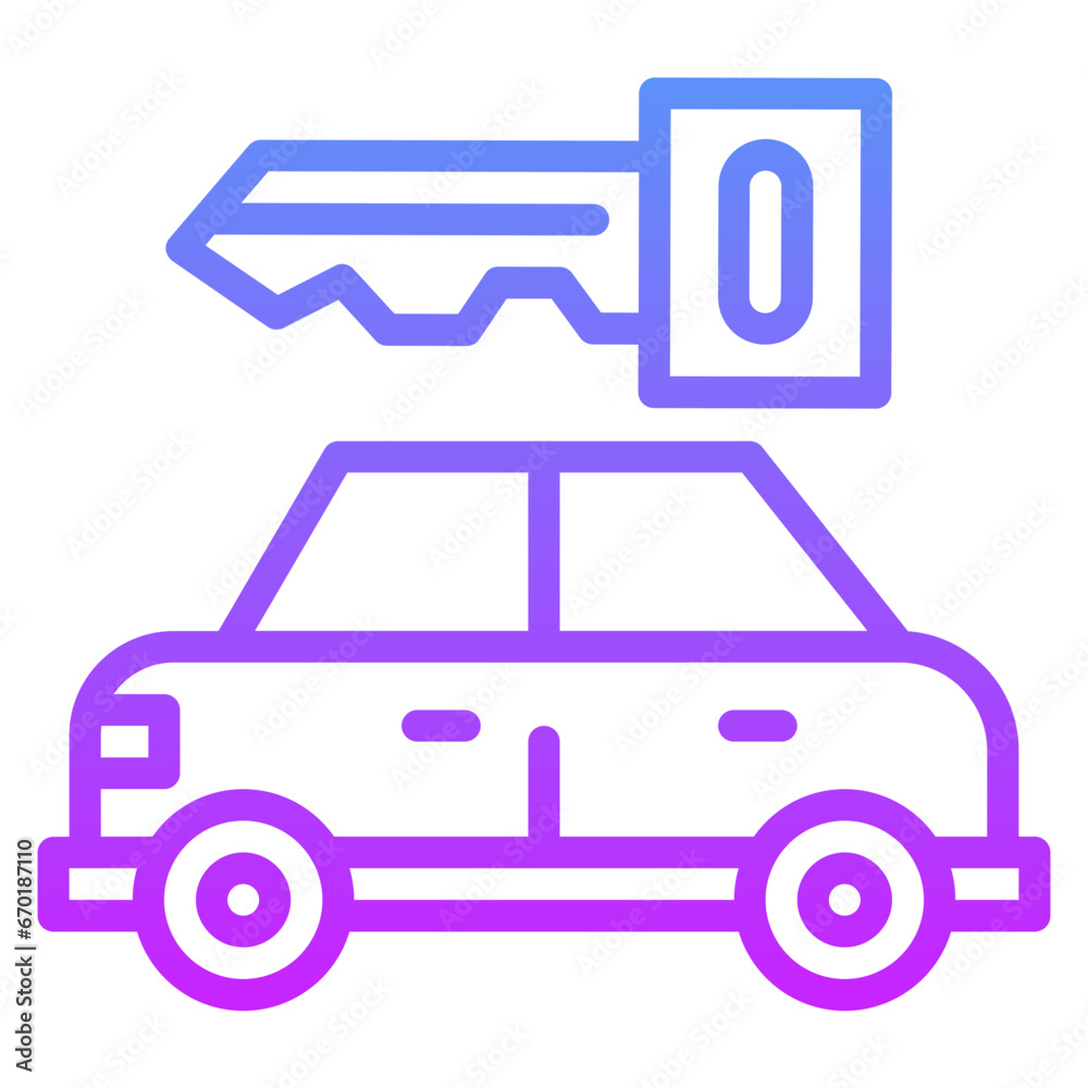 Rent Car Icon Rent Car Icon