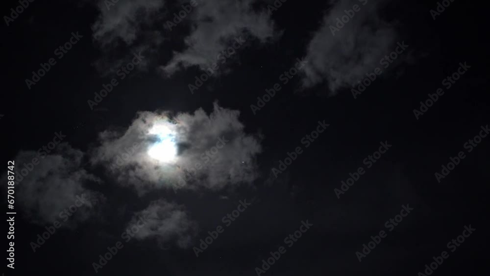 Moon and Clouds Timelaps Part 3 Moon and Clouds Timelaps Part 3