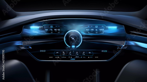 futuristic car interior  © Business Pics