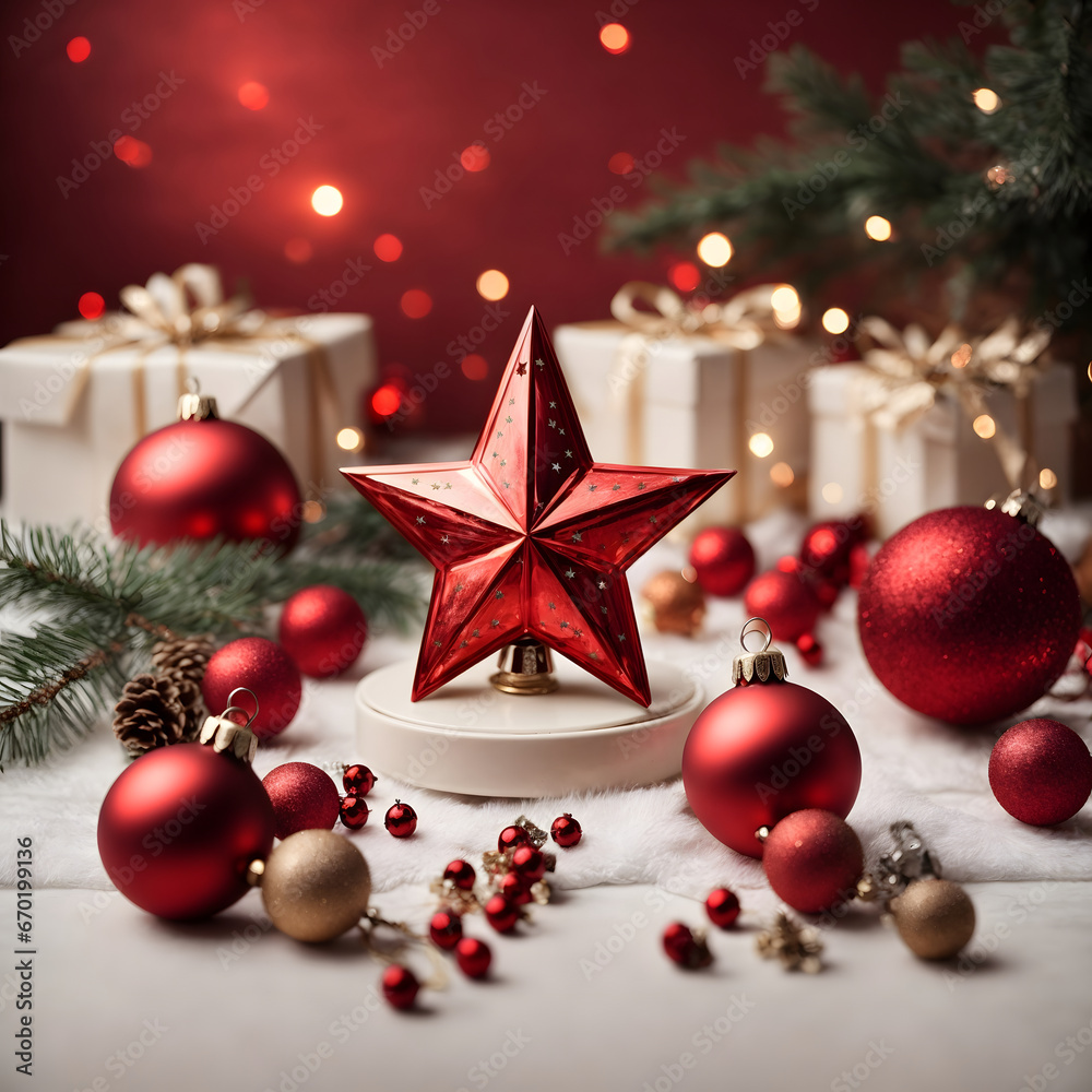 Festive Ornamented Christmas Star Festive Ornamented Christmas Star
