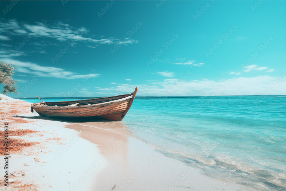 boat on the beach