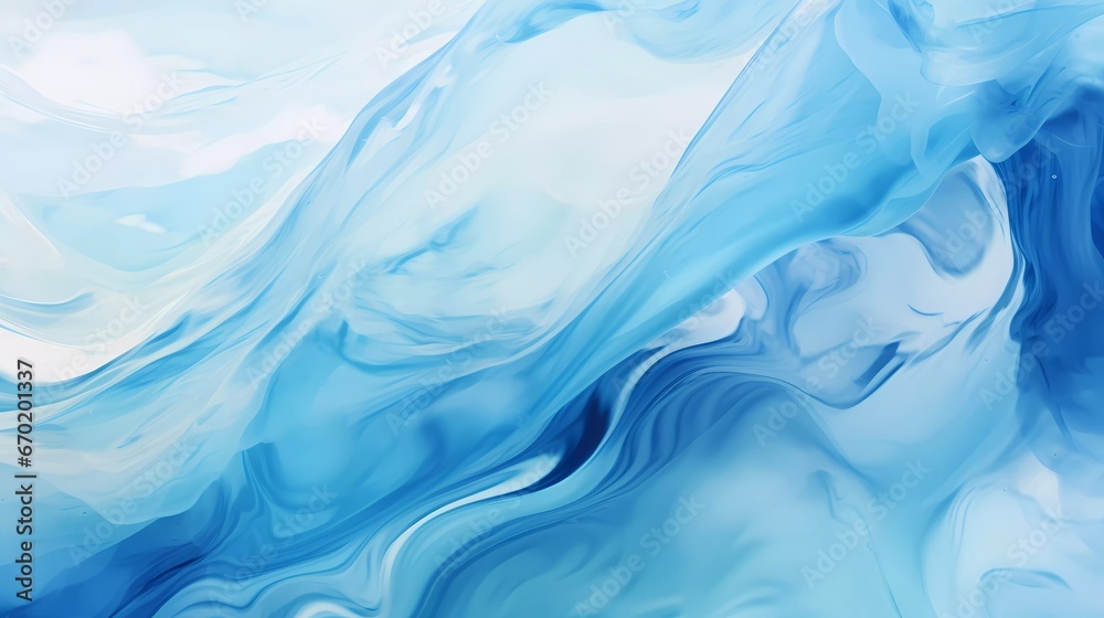 Abstract Fluid Art in Blue Hues Abstract Fluid Art in Blue Hues