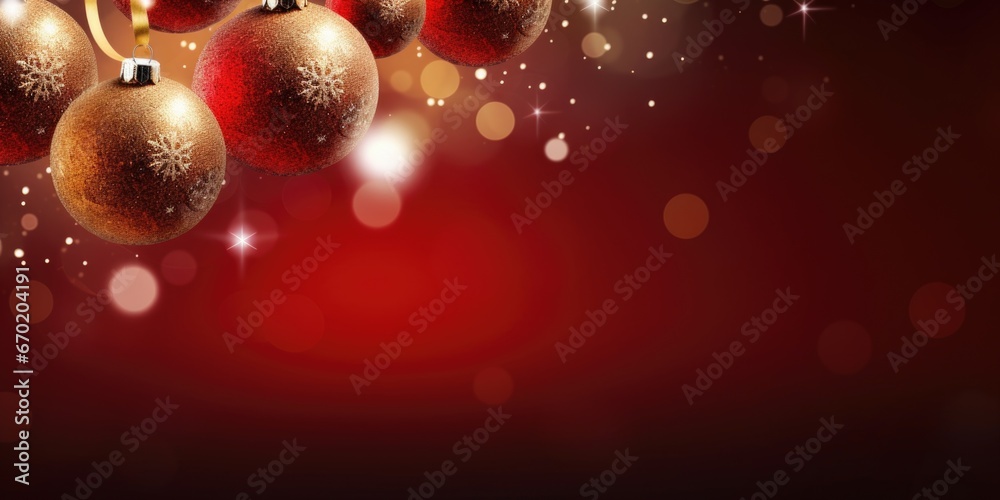 A bunch of red and gold Christmas ornaments. Perfect for festive holiday decorations. A bunch of red and gold Christmas ornaments. Perfect for festive holiday decorations.