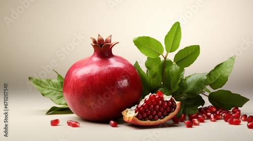 pomegranate and juice