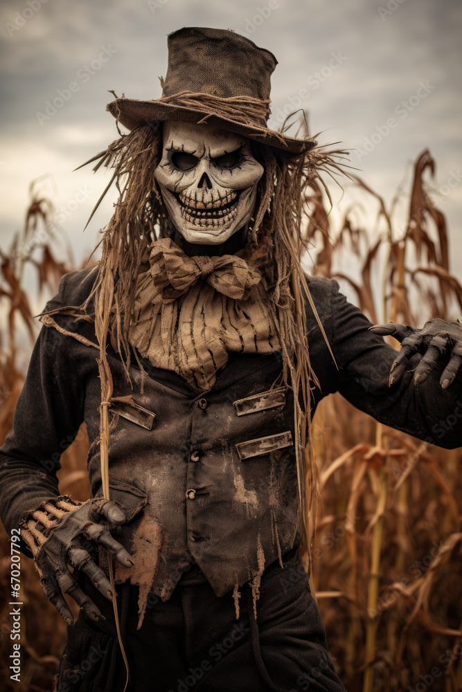 scarecrow on the farm