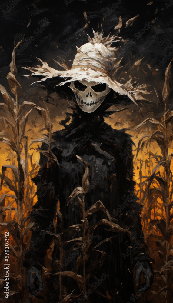 Scarecrow wallpaper surreal
