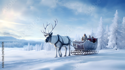 Reindeer Sleigh Ride © Patrick