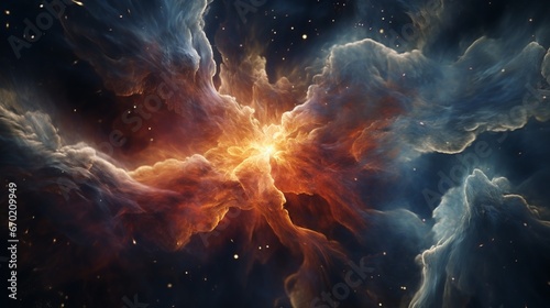 A spellbinding Nebula Narcissus, as if painted by the universe itself, in