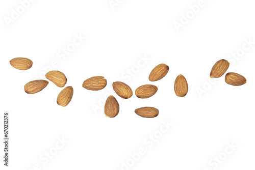 shelled almonds