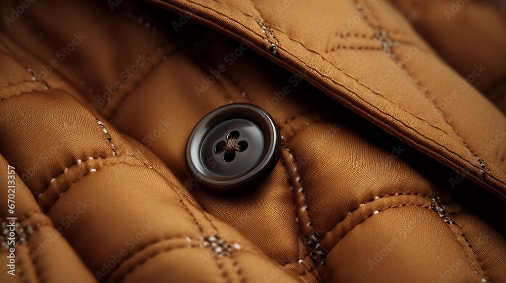 Craftsmanship and Material Quality: Luxury Coat's Button and Stitching Craftsmanship and Material Quality: Luxury Coat's Button and Stitching