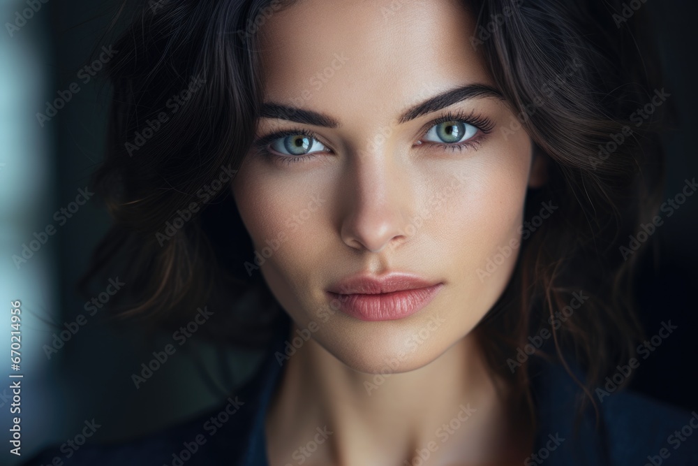 photo of a beautiful female psychologist with a stylish fashionable hairstyle and beautiful eyes photo of a beautiful female psychologist with a stylish fashionable hairstyle and beautiful eyes