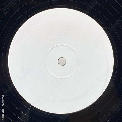 vinyl record label photo