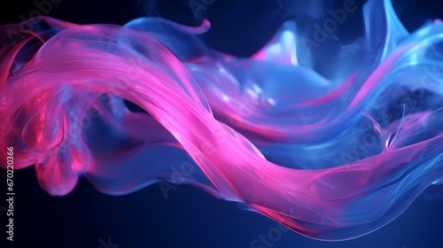 Blue and pink fast motion neon