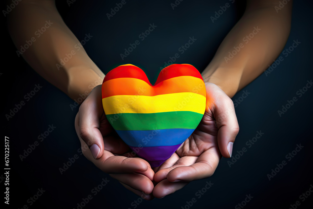 Support LGBTQ rights embrace diversity. social responsibility concept Support LGBTQ rights embrace diversity. social responsibility concept