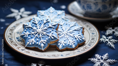 Christmas winter cookie, gingerbread buscuits, xmass baked cake photo